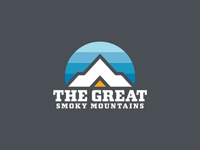 The Great Smoky Mountains apparel branding design east tennessee icon illustration logo smoky mountains tennessee tshirt type typography vector
