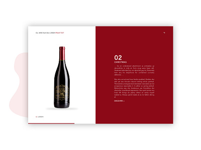 Brewery website- Ecommerce brewery design ecommerc interface minimal project red sketch ui web deisgn