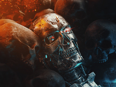 No fate but what we make 3d cinema 4d digital art illustration movies terminator vfx