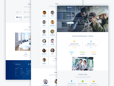 Bitbond About Us about us company investors landing page team values video web design webdesign