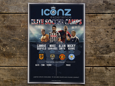 Soccer Tours Flyer Design flyer flyer design football graphic design poster soccer sports