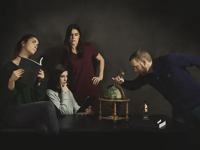 Epic scene - strategy branding caravaggio chiaroscuro epic oil paint painting photo plan scene strategy world