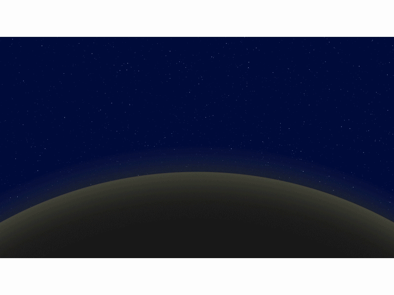 Moon 2 2d after effects inner glow landscape moon mountain telescope texture watching