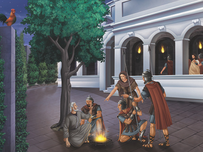 art digital bible scene illustration art
