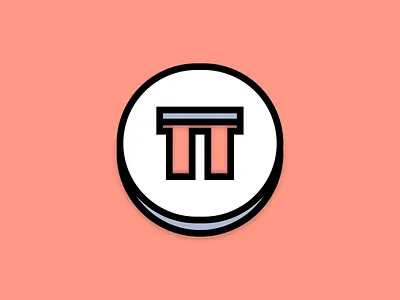 Pi (π) Token illustration logo revolution