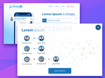 web landing page design branding colorfull design landing page screen ui ux web website design