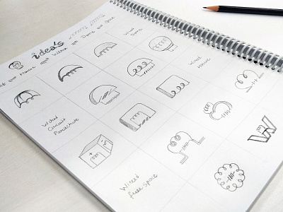 Wire, Circuits, Dome logo sketch work by Nishant Dogra artdirection creativity designthinking dograsweblog illustration logo logowork pencilwork sketchwork