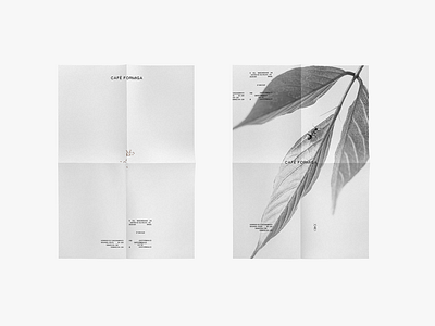 Ads for Café Formiga blackandwhite brand branding clean design grid layout logo logotype minimal photography studio type typography