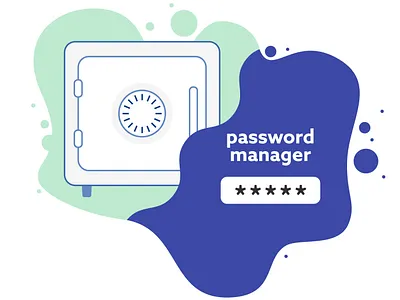 Keep your account safe illustration password safe safety