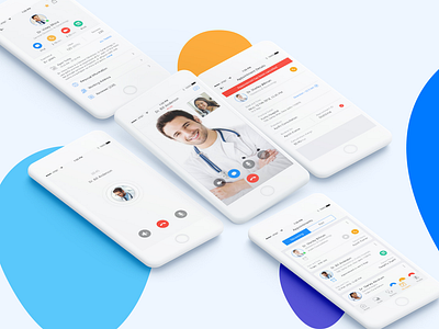 Healthcare App contact doctor doctor doctor app health note healthcare app typography