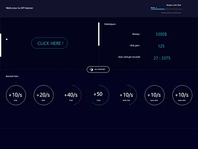 Prototype for an Angular training at Web-atrio Paris angular autoclicker clickgame dark app game pong