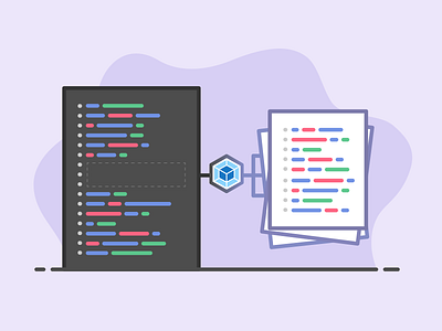 Webpack HMR - Blog illustration blog code developement frontend icon icon design illustraion outline webpack