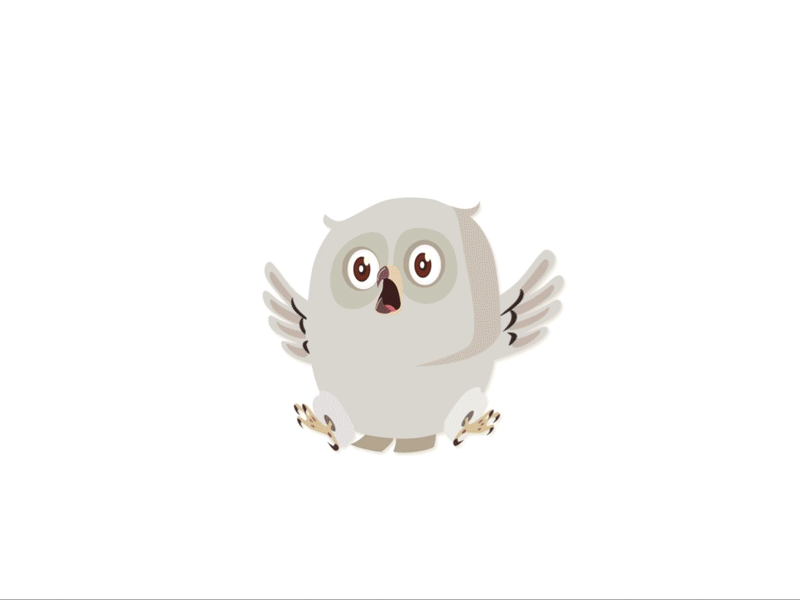 Whooo whoooo 2d animal animated animation bones character design flying gif graphics halloween motion owl spooky style