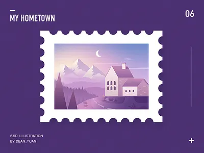 My hometown illustration hometown