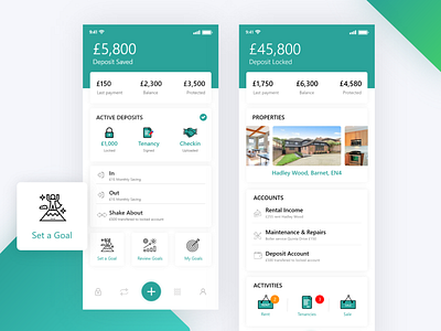 Deposit Alternative deposit interaction design realestate ui design ux design