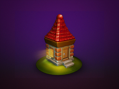 Fairytale House house illustration photoshop zbrush