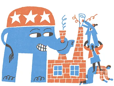 Addressing Climate Change climate change editorial illustration op ed