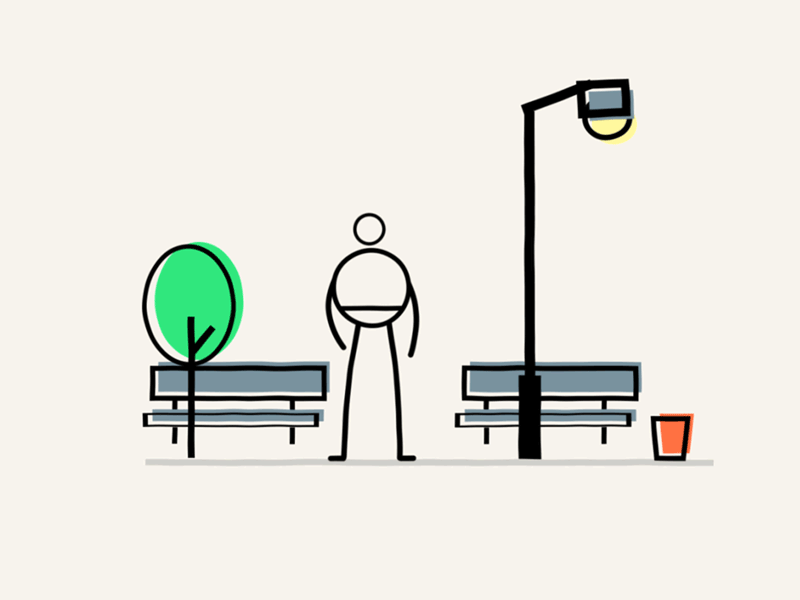 Why Are women Always late animation character character animation character design design flat illustration motion vector walkcycle