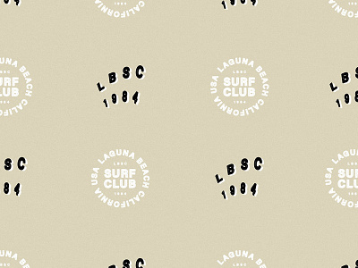 Since 1984 california pattern retro surf surf club type