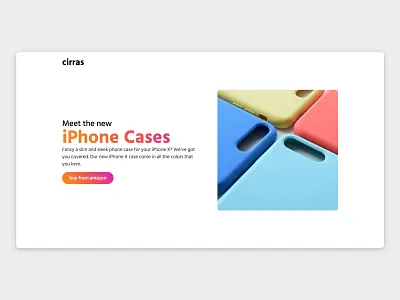 30days Web Design | Day no. 10 30 day challenge 30 days 30daychallenge 30days dailui dailyui design ecommerce ecommerce shop gradient gradient color landing page mobile app phone case ui web design