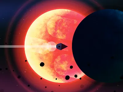 SC01 2d after effects animation concept concept art illustration mograph motion graphics photoshop space spaceship