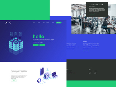 Landing page discovery design ui ux web website websites