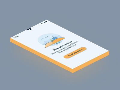 Travel Onboarding app branding design designthinking flat graphic design illustration sketch app ui ux vector