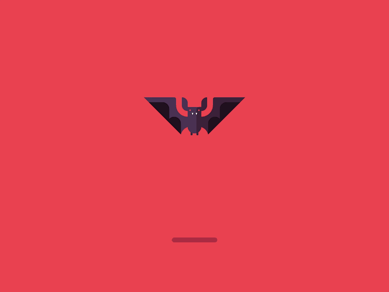 The Count animation autumn bat bats blood dracula fall halloween illustration motion october spooky vampire