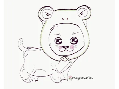 Cat lover art character design designer illustration mrugaillustrations