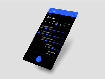 Ganttt App app concept calander gantt chart product ui ux design