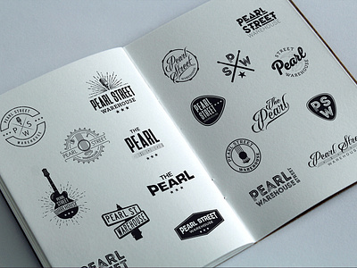 Pearl Street bar logo ideas branding design icon illustration logo vector