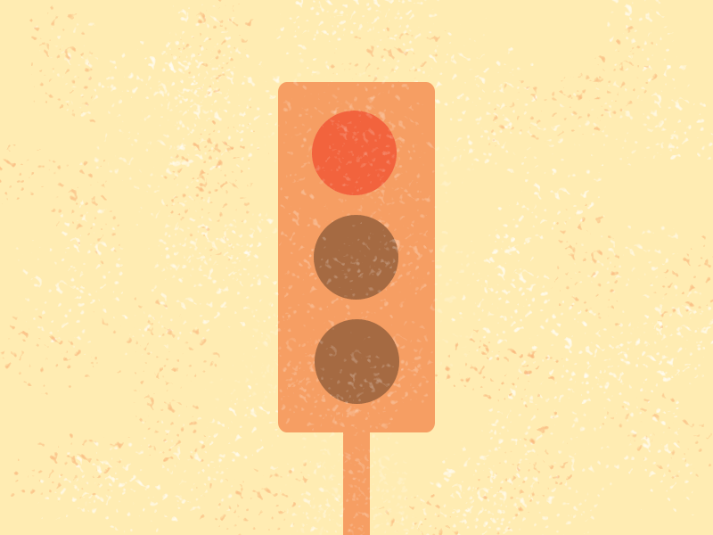 Traffic Light design gif simple