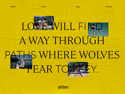 Brutal Hero Image art brutal brutalism clean concept design editoral experiement hero image homepage old school onboarding style stylish texture typo typogaphy vintage yellow