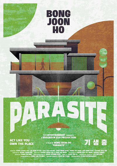 PARASITE // POSTER design graphic design illustration movie movieposter parasite poster vector