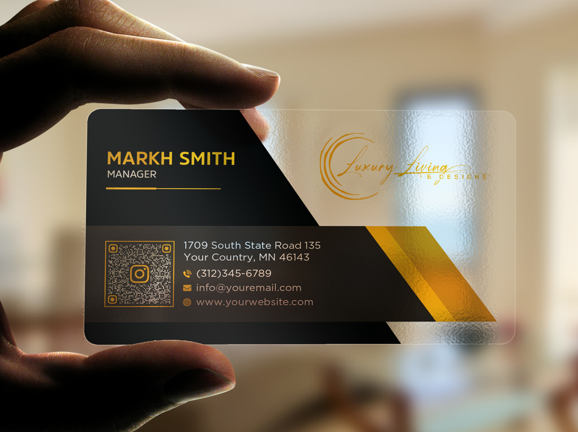 Example of Professional Business Card Design
