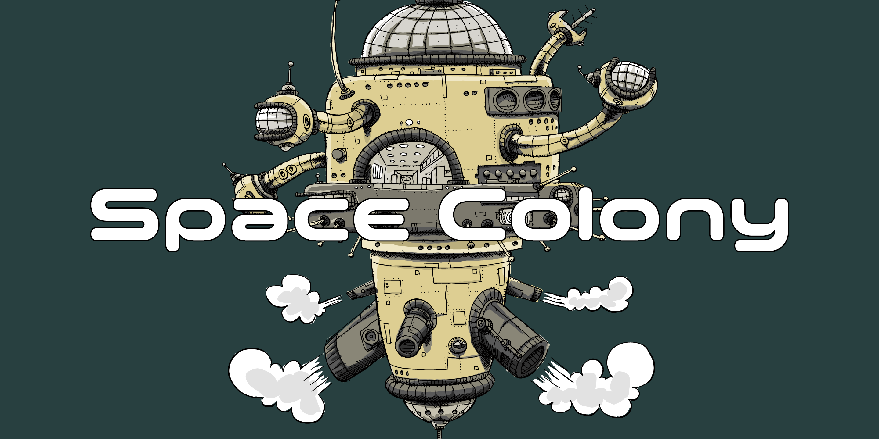 Space Colony font font design type type design typeface