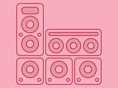 Speakers illustration illustration design speakers vector