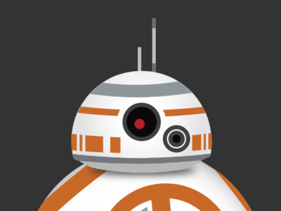 BB-8 Animated SVG animated svg bb8 graphic design star wars svg