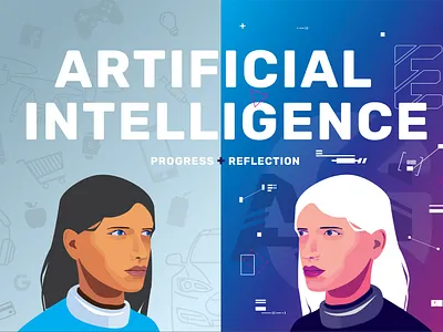 AI: Progress & Reflection ai artificial intelligence artwork character design illustration illustrator vector