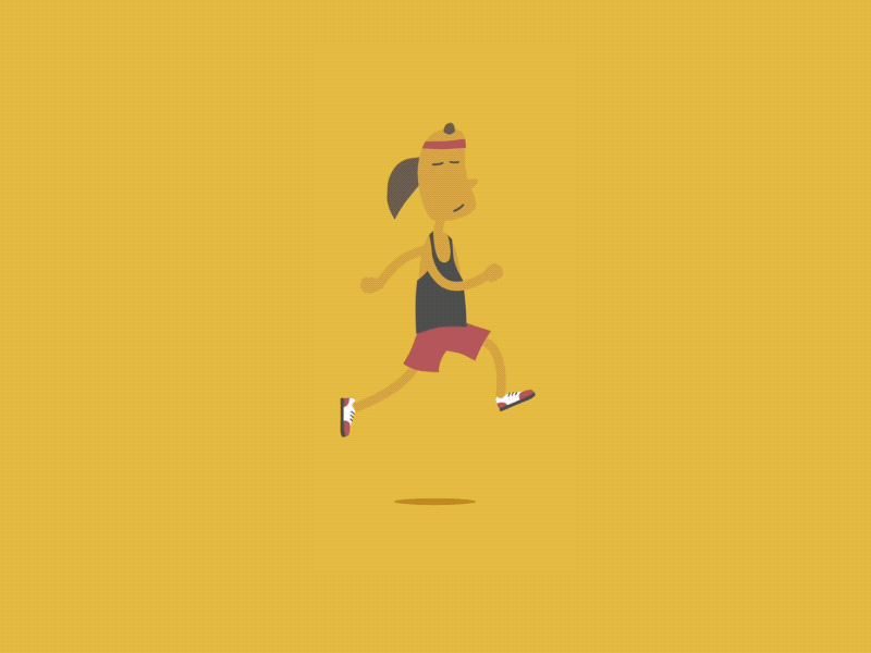 Wake Me Run Run animation 2d illustration motion animation