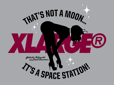 Galactic Interests design illustration star wars streetwear xlarge