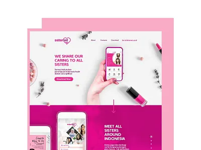 Sisternet — A Female Lifestyle Media branding clean design female icon identity indonesia lifestyle logo media minimal mobile typography ui uidesign ux vector web website woman