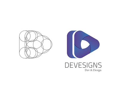 Practicing Golden Ratio - Devesigns Logo Concept company logos golden ratio golden ratio logo logo logo concept logo design logo design concept logo design practice logodesigns web development company