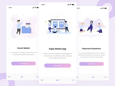 Wallet App Onboarding screen app bank bank card card finance first time money network onboarding onboarding screen paytm ui ux wallet