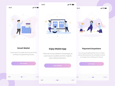 Wallet App Onboarding screen app bank bank card card finance first time money network onboarding onboarding screen paytm ui ux wallet