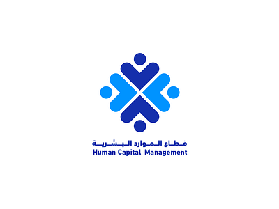 Human Capital Management - Logo branding design flat icon design illustration logo social ui vector