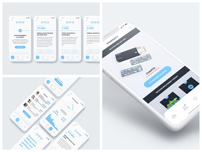 Zero By Ro: Early Mobile Concepts cessation health ios iphonex medication mobile quit ro smoking tracker ui ux zero