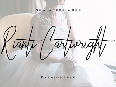 Rianti Signature by Fiorenza branding cool lettering monoline packaging font script signature signaturefont type typeface typography