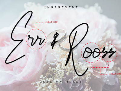 Ligature project testing branding cool font lettering packaging font script signature signaturefont type typeface typography