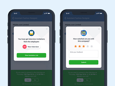 Popup for iOS App bdjobs ios popup